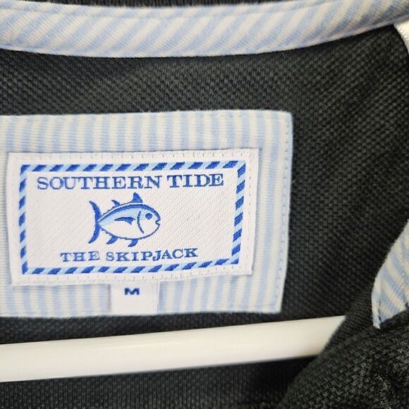 Southern Tide The Skipjack Polo Mens Medium Black Mizzou Tigers Golf Shirt - Picture 4 of 11